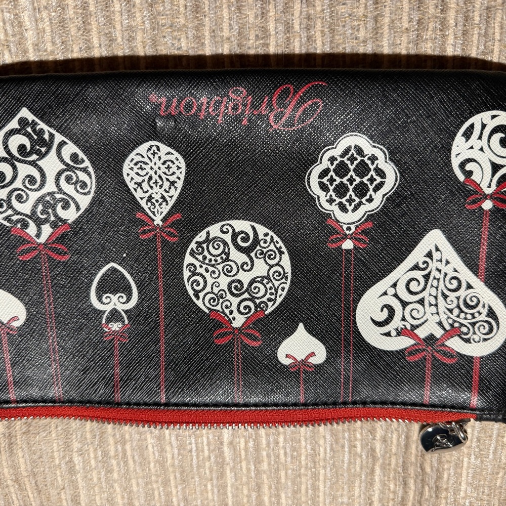 Brighton Black and White Patterned Cosmetic Bag